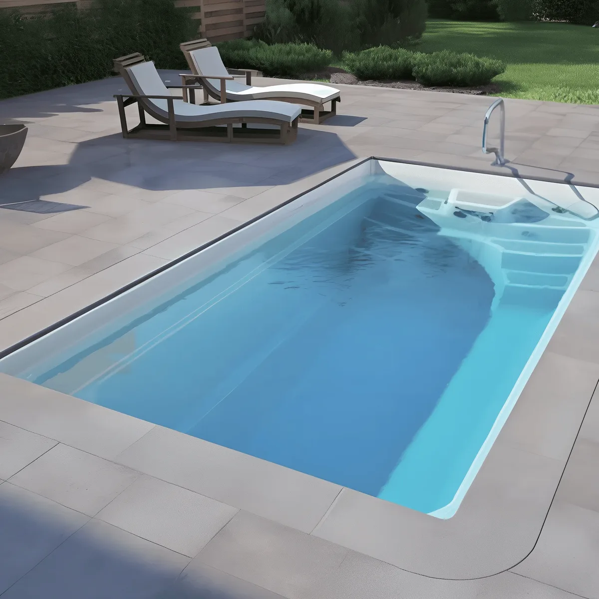 Композитный бассейн Laguna 5 — вид сверху в Балаково