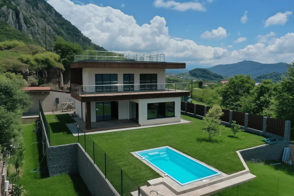 Композитный бассейн Laguna 6 — визуализация в Балаково