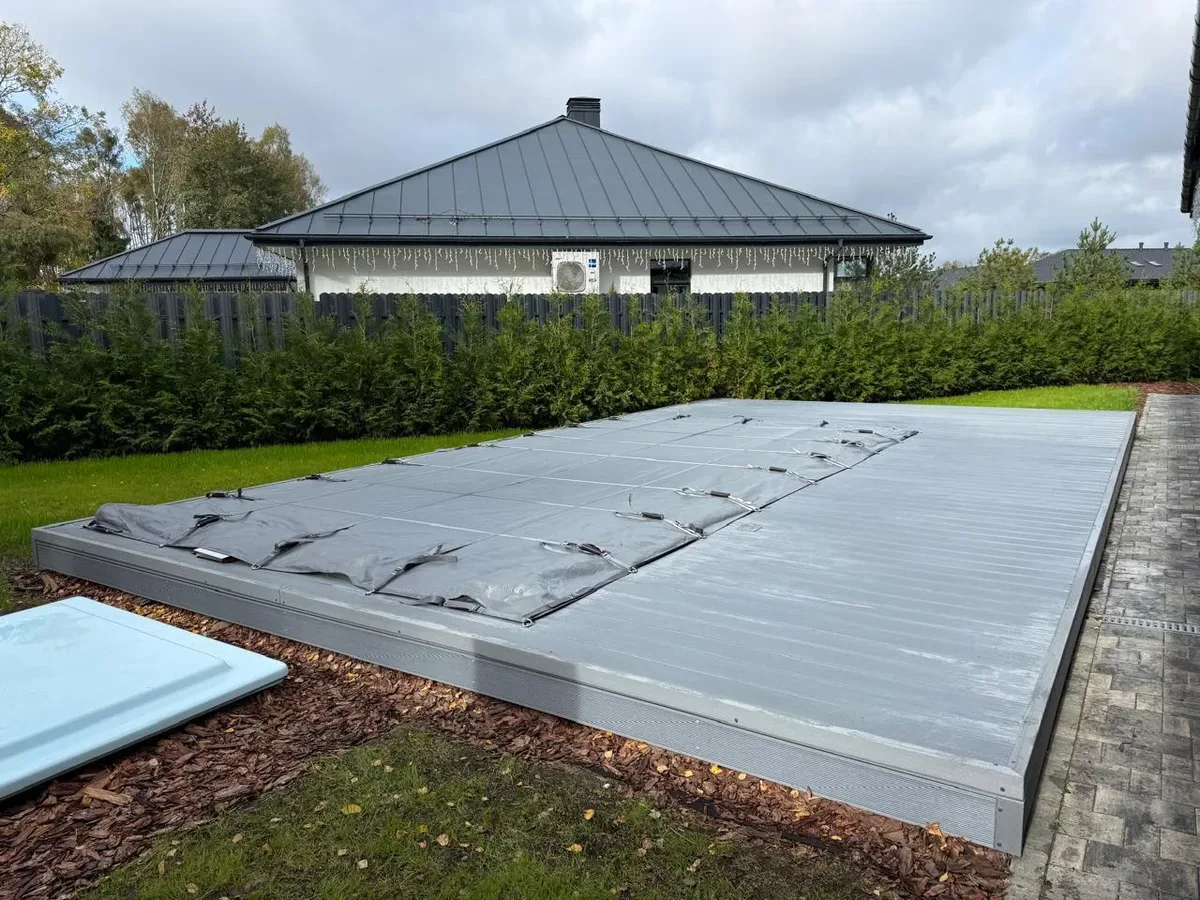 Покрывало Laguna Cover Mesh — установка в Балаково