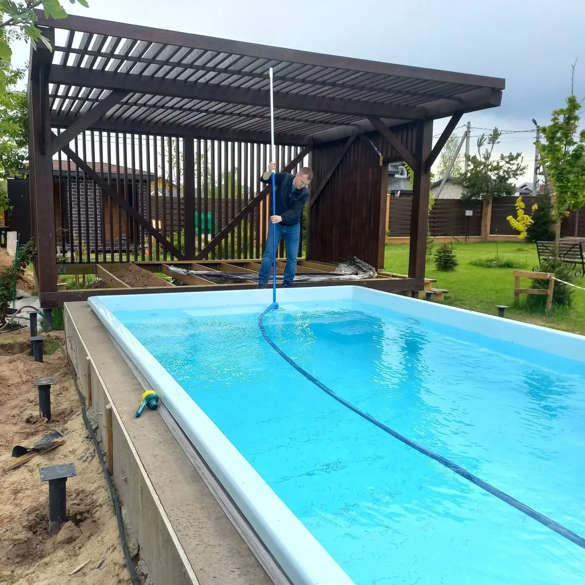 Копинговый бордюрный камень для бассейна Laguna в Балаково