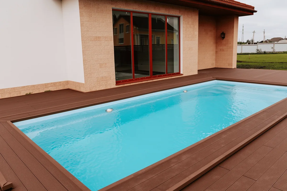 Композитный бассейн Laguna 8 — вид сверху в Балаково