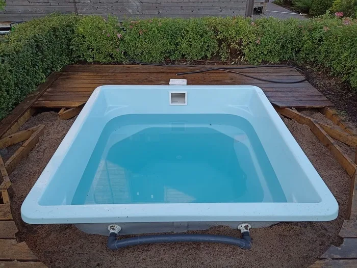 Композитная купель Laguna 2 — установка в Балаково