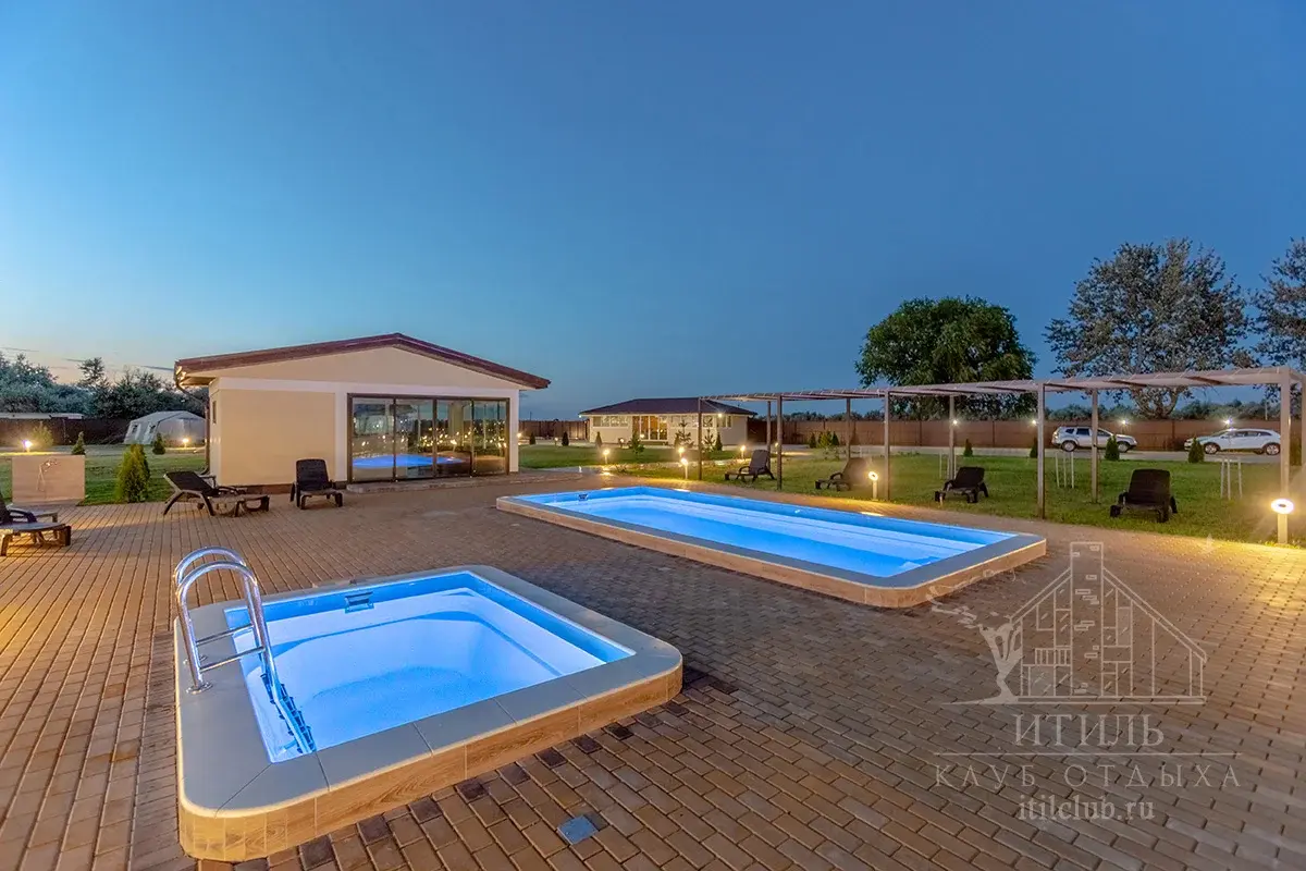 Композитная купель Laguna 3 — установка в Балаково